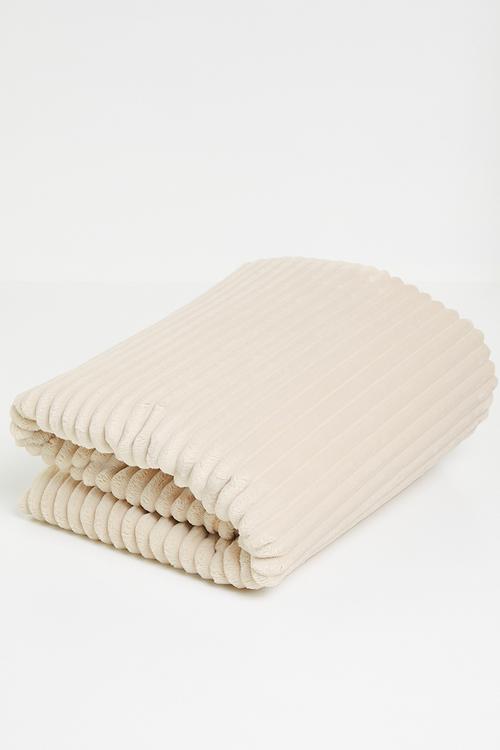 Cord Rb Coverlet - Ivory