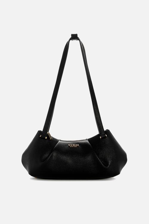 Amorette Shoulder Satchel Bag-Black