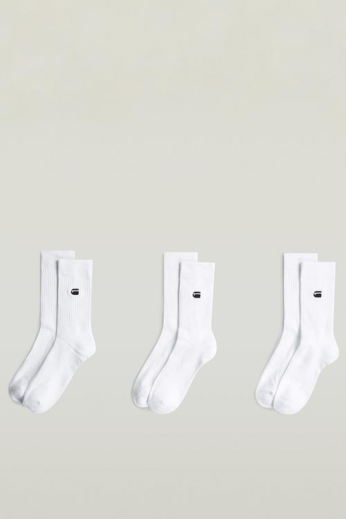 Socks 3-Pack - Bright White