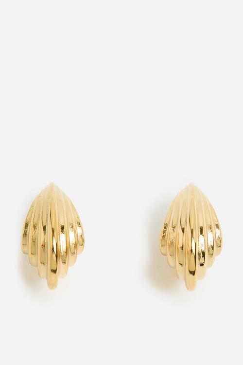 Bold Statement Earrings - Gold