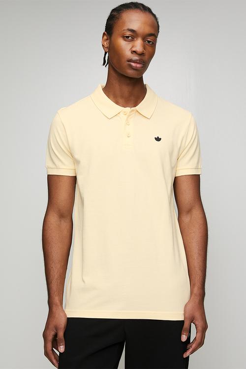 ESSENTIAL POLO SF  - WARM VANILLA