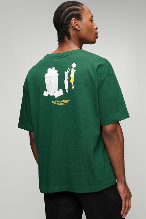 SKHOOP Tee  - collegiate green