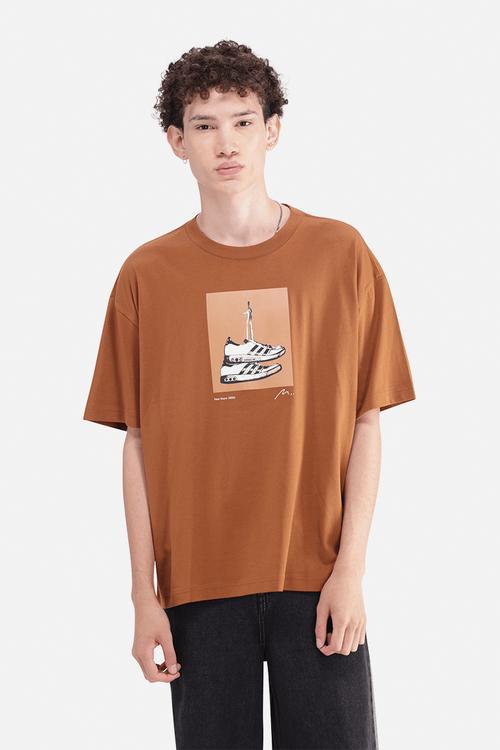 Peter Oore Shoe Tee - Dusky Bronze