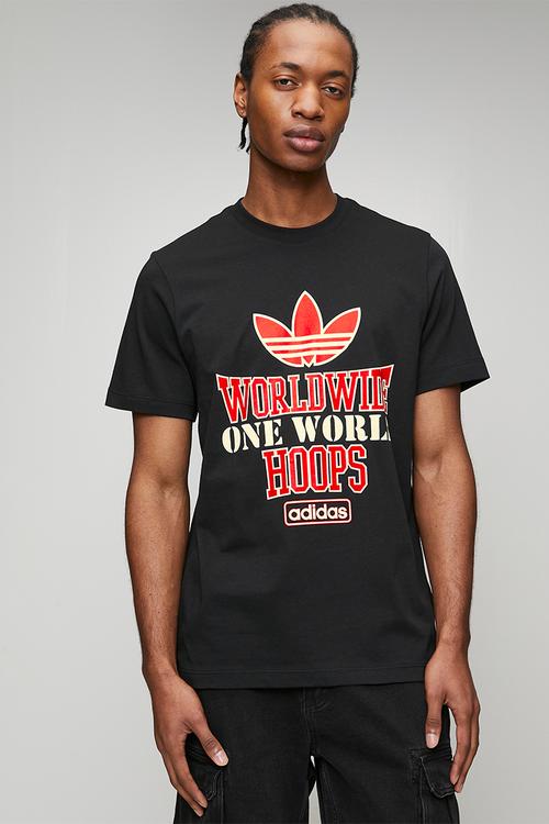 WWH 1 WORLD Tee  - BLACK