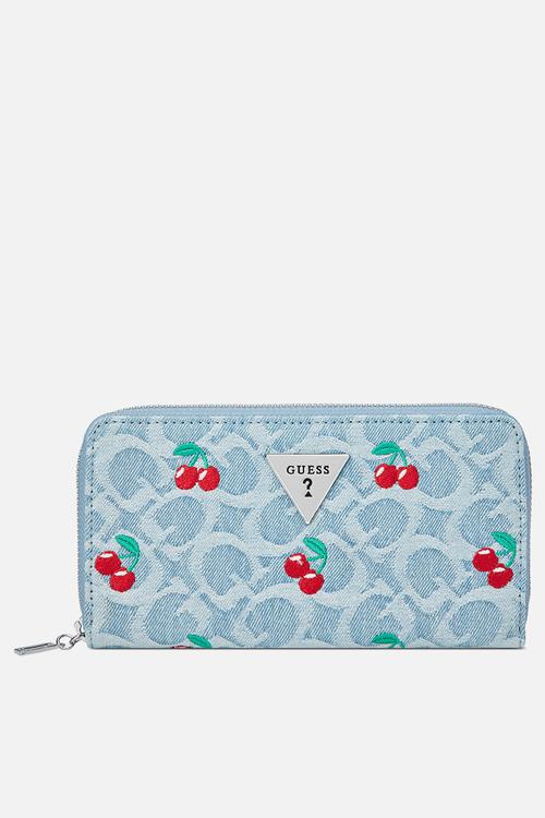 Celestia Sling Medium Zip Around Bag- Denim