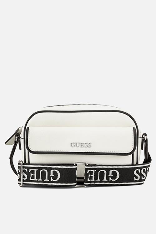 Erin Mini Crossbody Top Zip Bag- Cream Multi