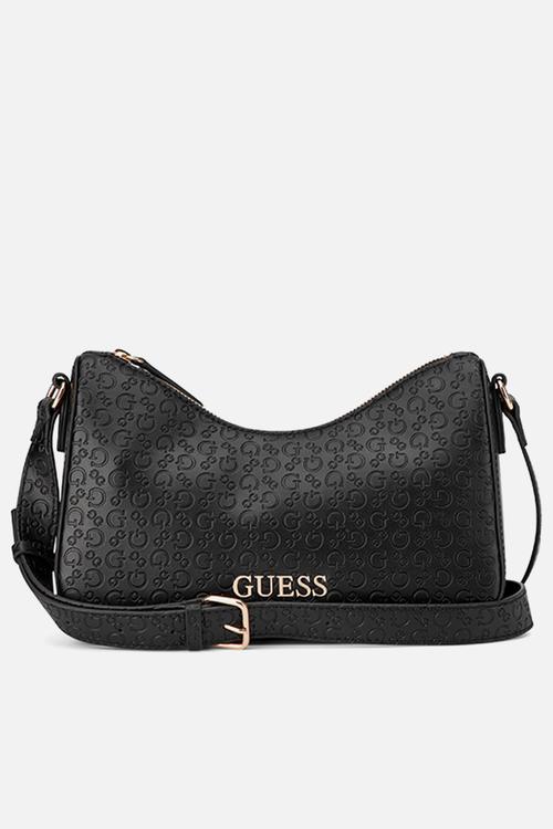 Elliot Mini Crossbody Top Zip Bag- Black