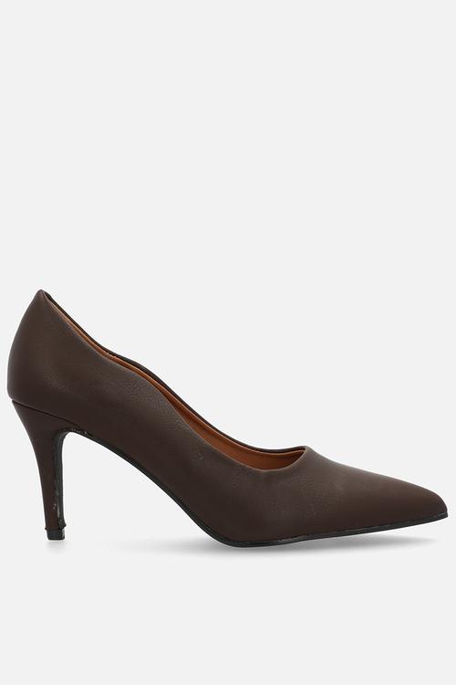 Penny scalloped 2 court - chocolate 1