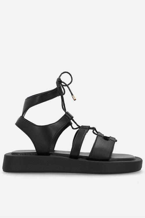 Coconut 36 lace-up thick sandal - black
