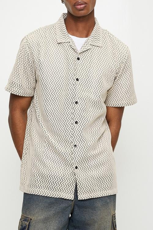 Shirts - Ecru/Black