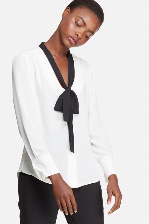 Kitty bow blouse