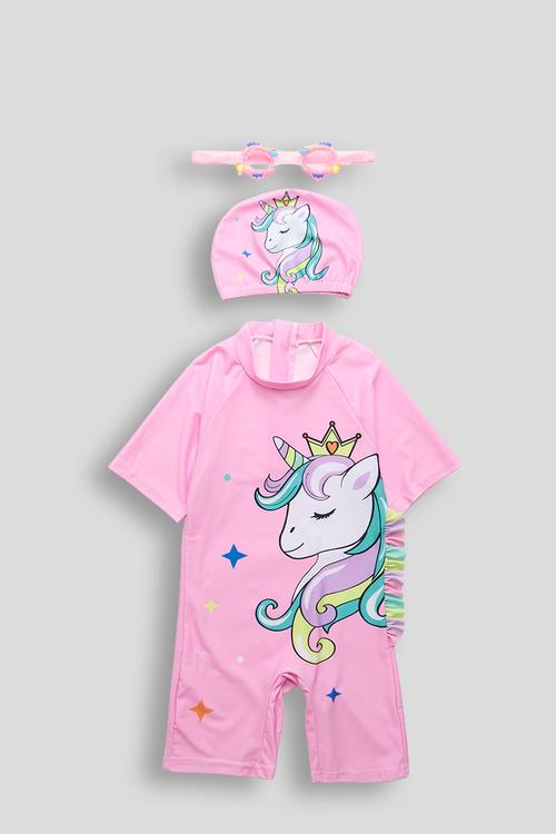 Short wetsuit - pink/unicorn