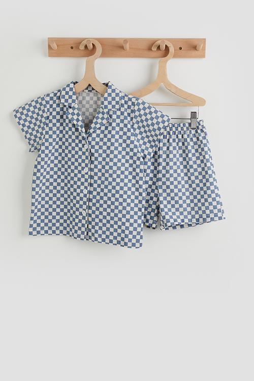 Shirt and shorts - blue