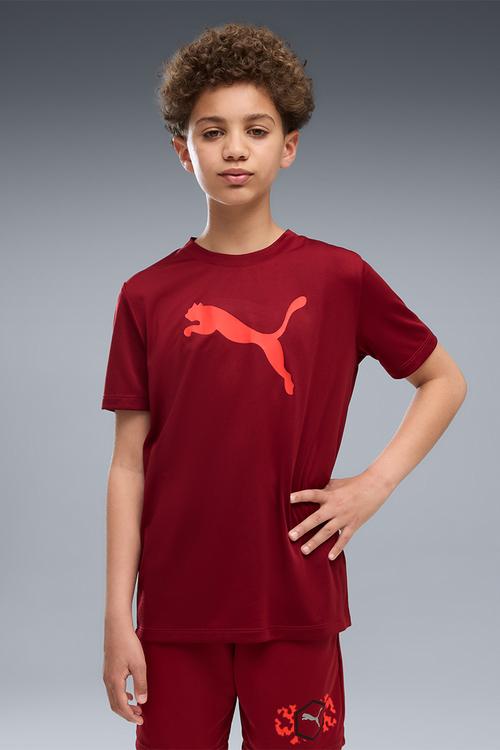 Tad Ess Cat Logo Tee B - Garnet Glow