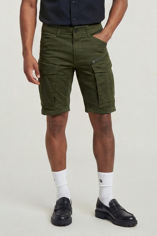 Rovic Zip Regular Short - Dk Bronze Green