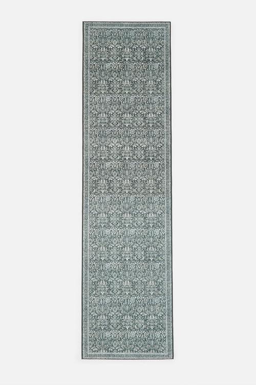 Etta Floral Runner - Olive