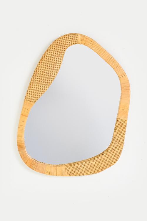 Rattan Mirror Natural 59x3.5x80cm