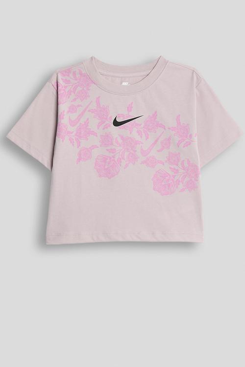 Nkg Lace It Up Boxy Tee - Particle Rose