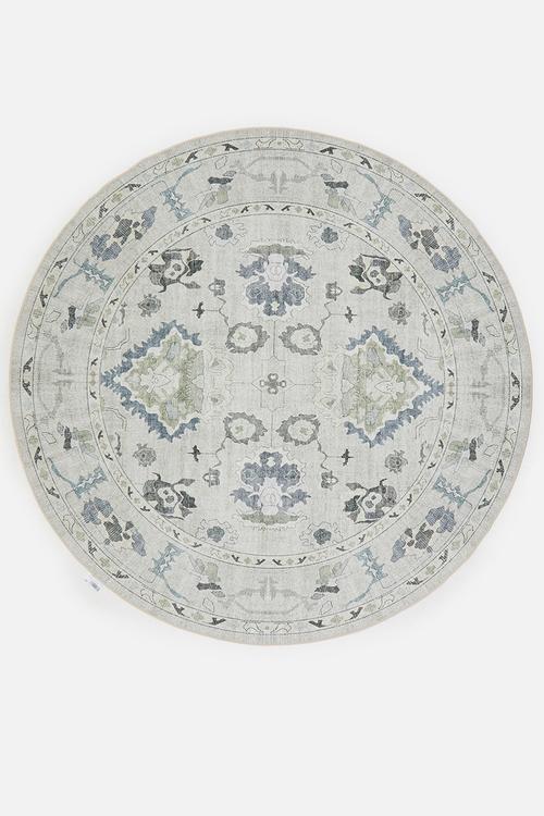 Kaia Vintage Round Rug Natural