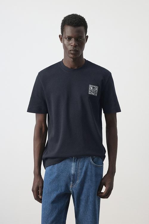T-Shirt Parche - Navy