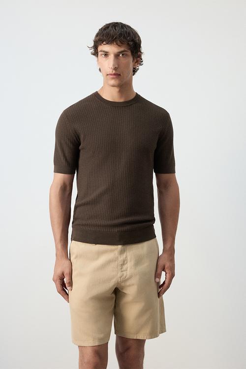 T-Shirt Fluid - Brown