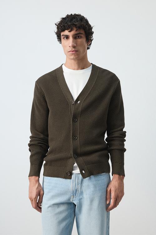 Cardigan Salsa - Dark Green
