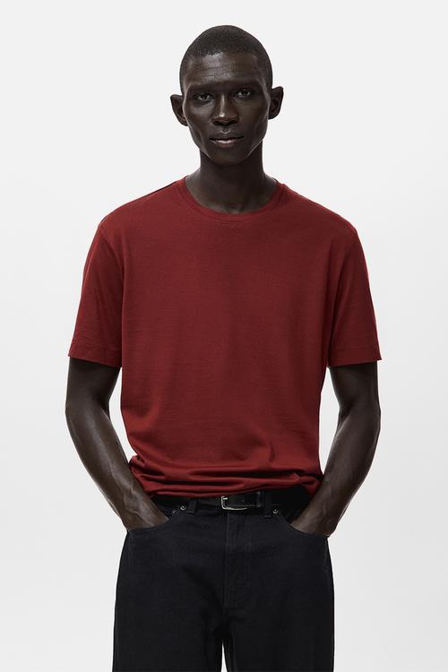 T-Shirt Bellow - Dark Red