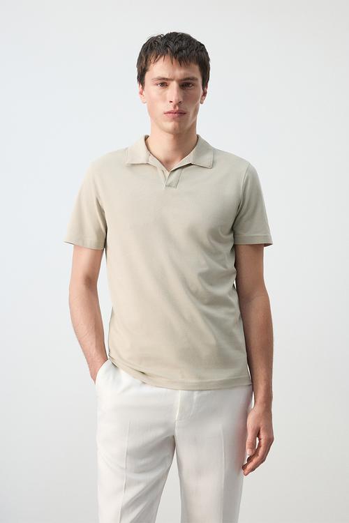 Poloshirt Taga - Light Beige