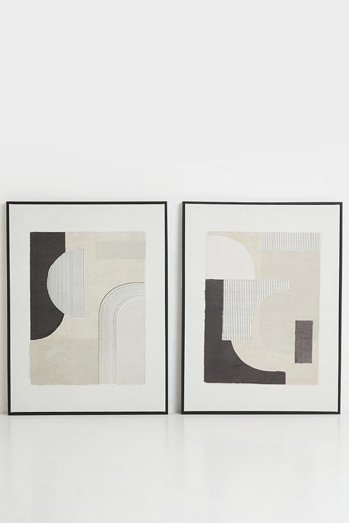 Threshold Framed Wall Art Set of 2 - Natural