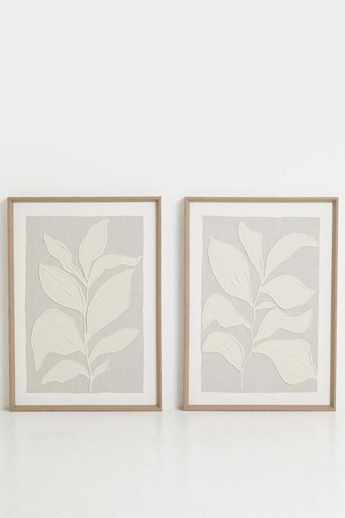 Urban Garden Framed Wall Art Set of 2 - Natural
