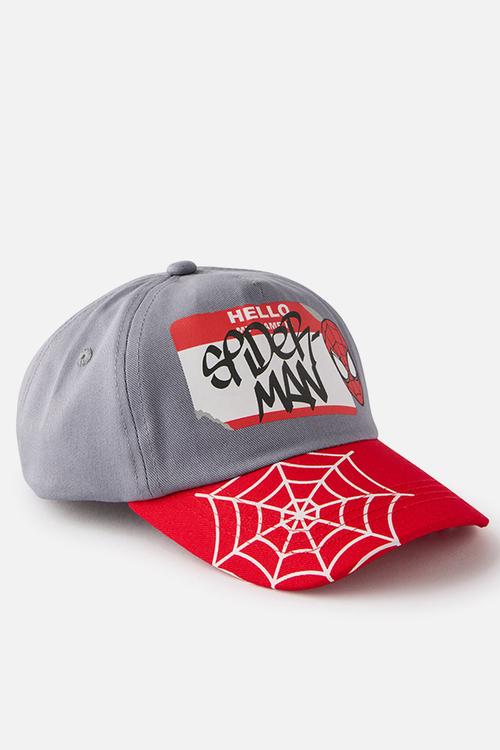 Kids Licensed Cap - Lcn Mar Spiderman/Steel