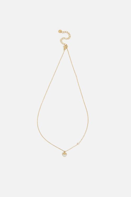 Stylish Pendant Necklace - Gold