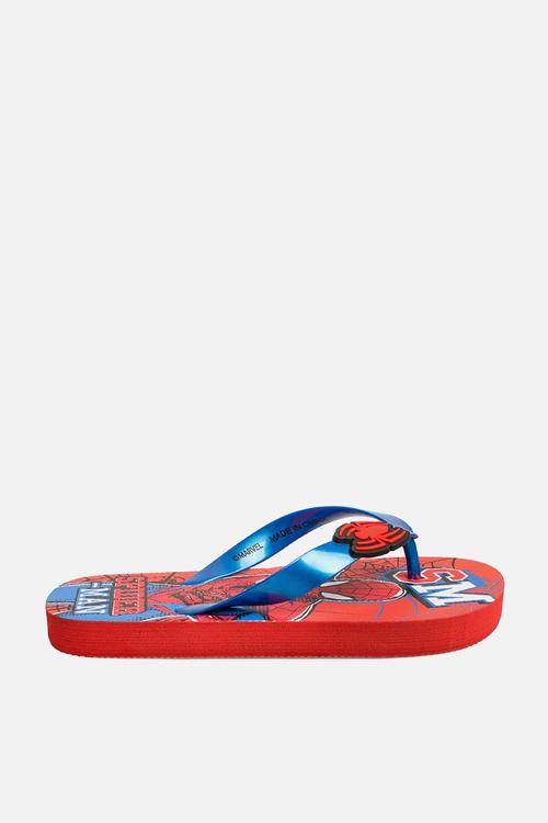 Spider-Man Flip Flops - red