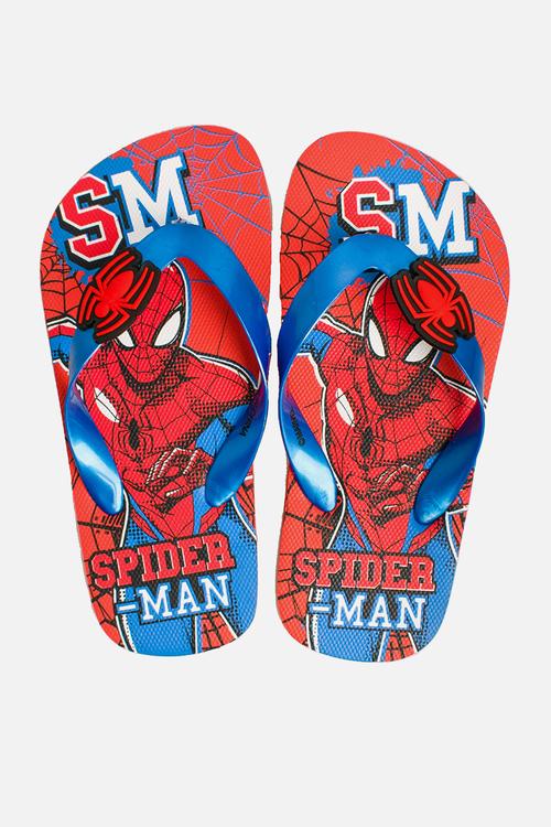 Spider-Man Flip Flops - red
