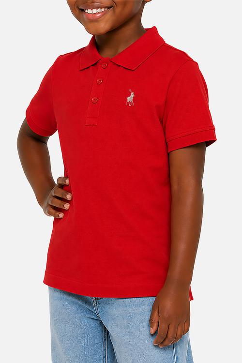 Girls Nina Ss Golfer - Red