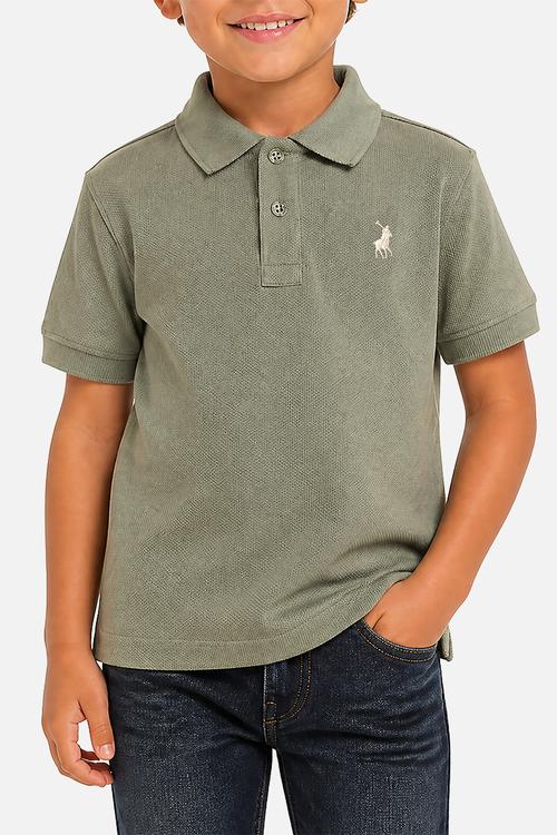Boys Austin Ss Golfer - Thyme