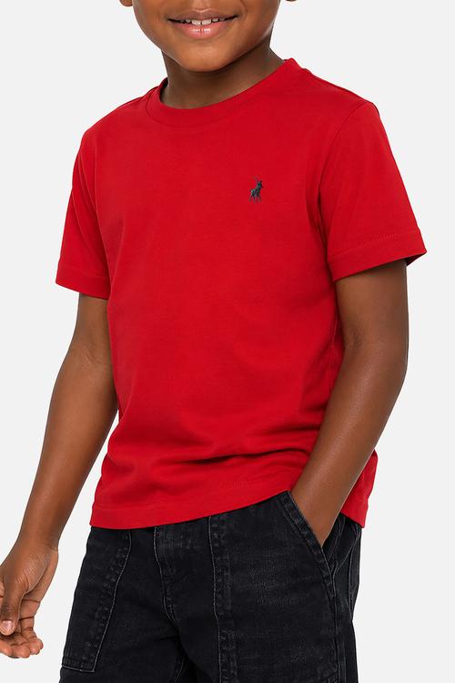 Boys Rick Ss Tee - Red