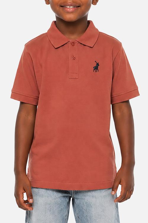 Boys Austin Ss Golfer - Rosewood