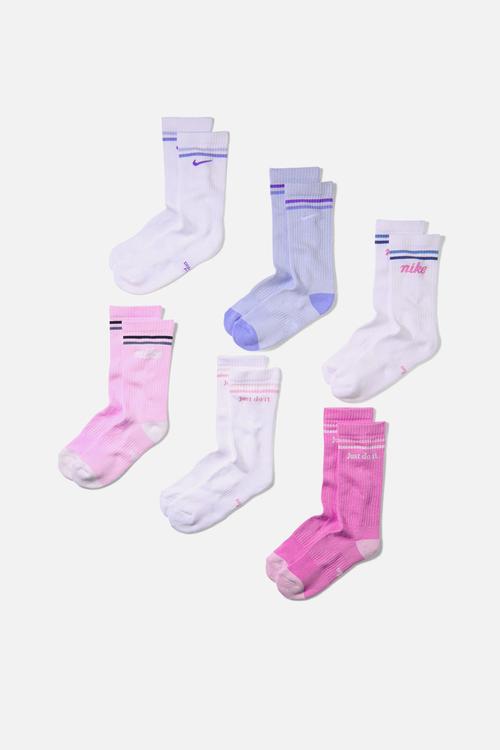Youth Nike Everyday Cushion Crew 6 Pack 144 Lifestyle Socks