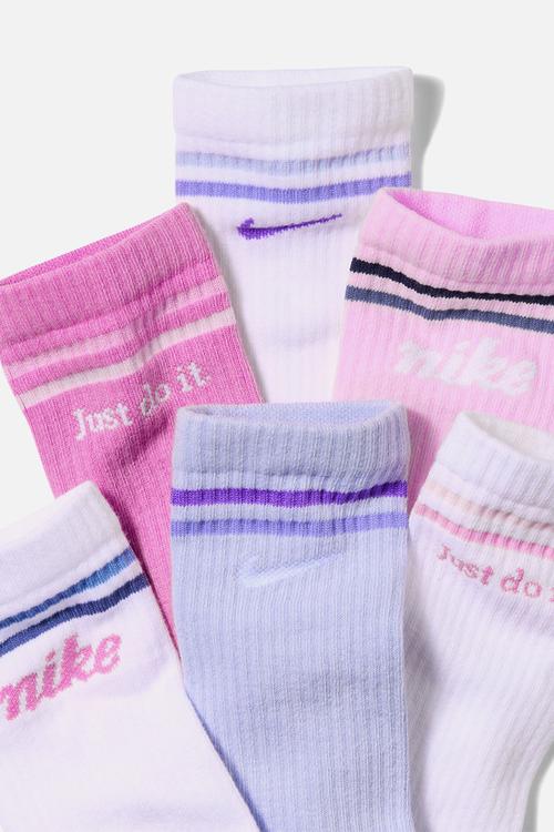 Youth Nike Everyday Cushion Crew 6 Pack 144 Lifestyle Socks