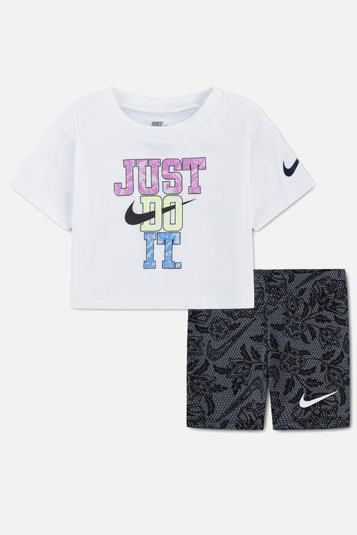 Nkg Lace It Up Bike Short Set - Black & White