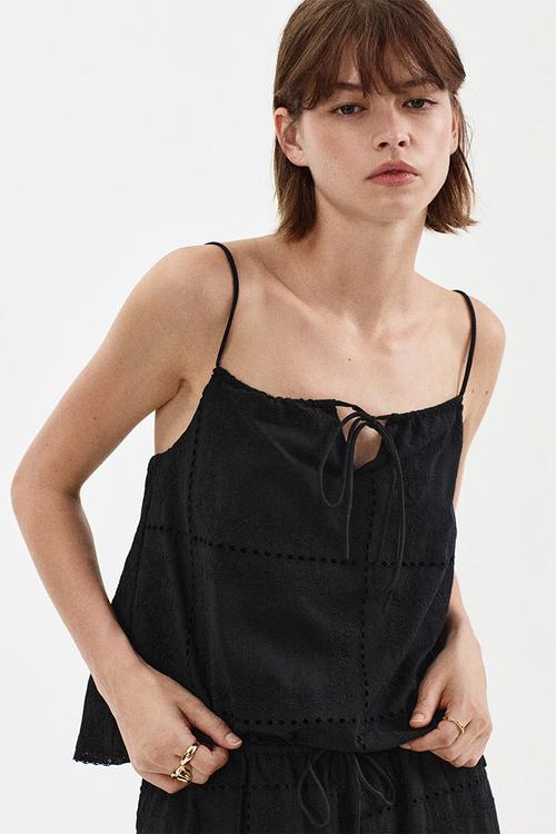 Top shola - black