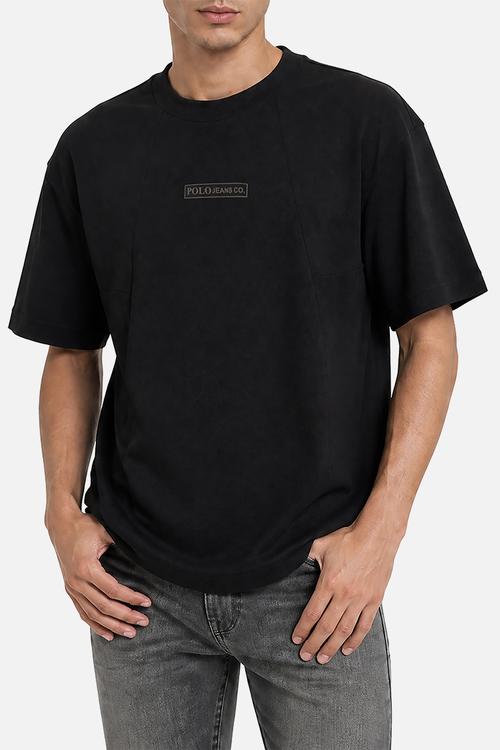 PJC cut and sew logo tee - black