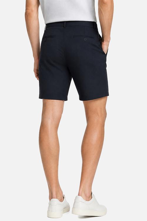 Mens essential cotton chino shorts - navy