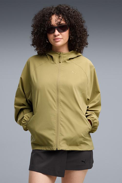 Pumatech Sense 4-Way Stretch Oversized Short Woven Jacket - Chai Latte