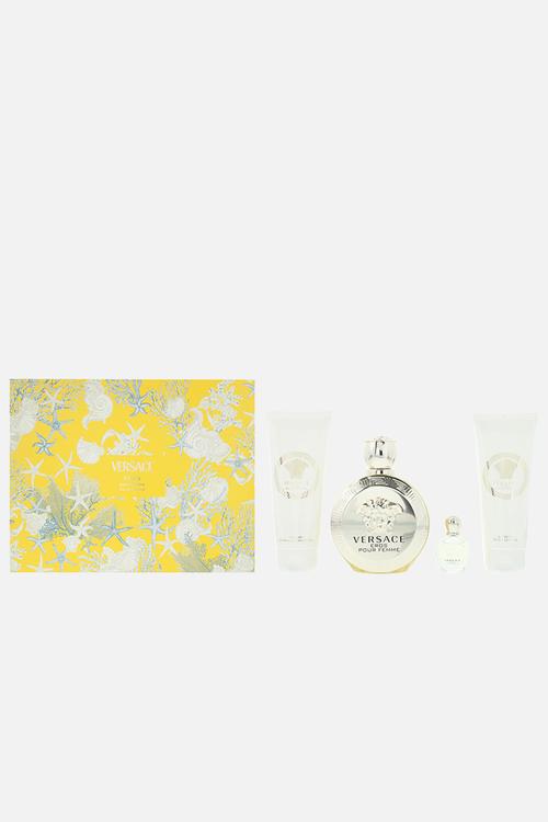 Versace Eros For Her 4 Piece Gift Set: EDP - 100ml (Parallel Import)