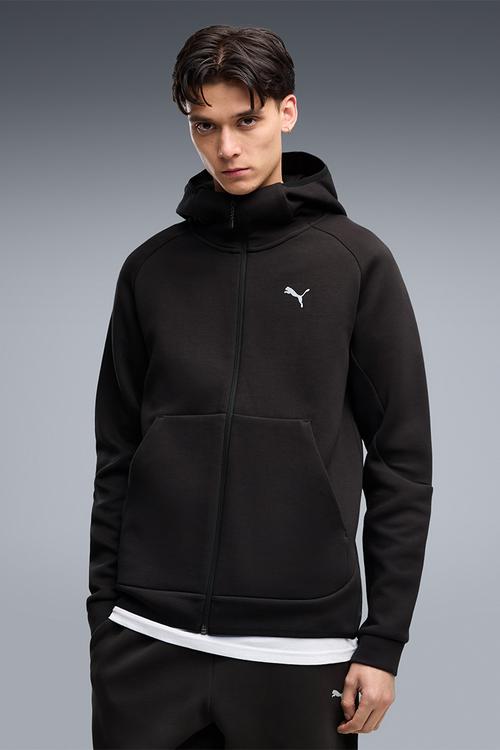 PUMATECH Slim Full-Zip Hoodie DK-Black