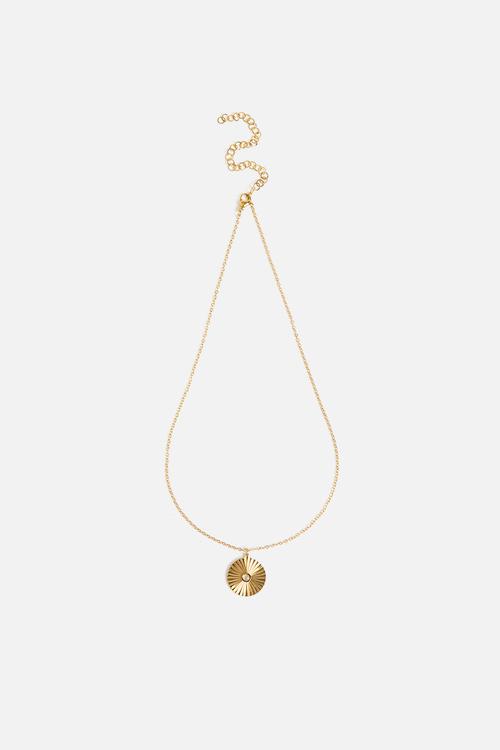 Modern Designer Necklace - Gold