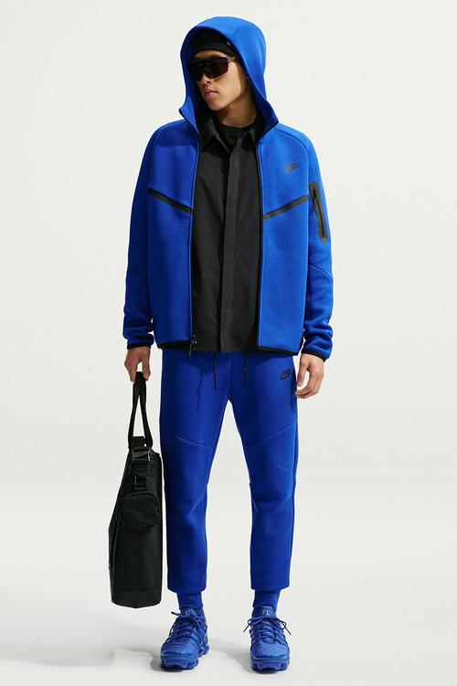 NSW Tech Fleece FZ Wr Hoodie - Old Royal/Black