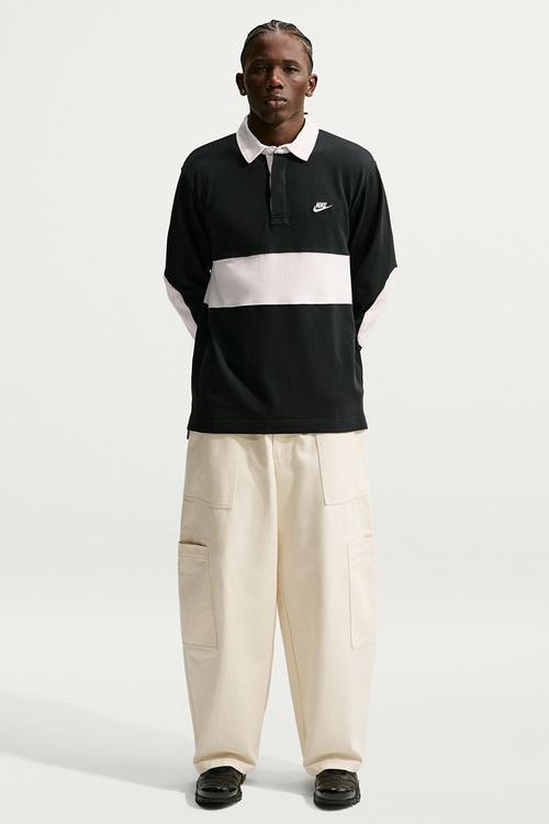 Club  Long-Sleeve Rugby Top - Black/Phantom/Phantom